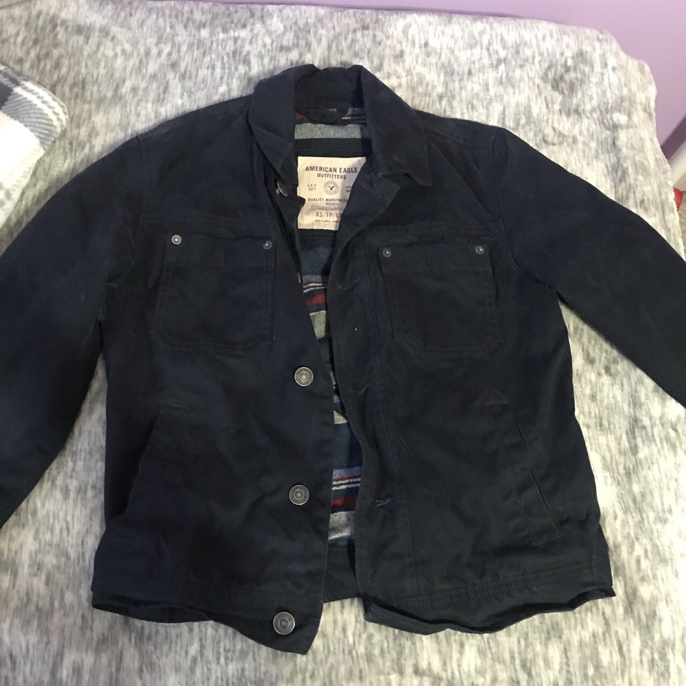 vintage AE navy coat